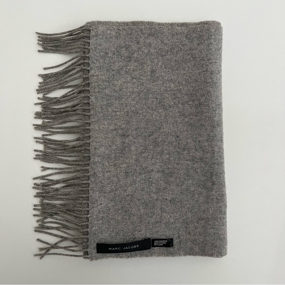 Marc Jacobs lightweight cashmere scarf with fringe